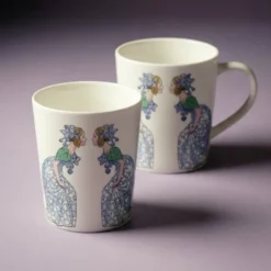Elsa Beskow mugg med handtag 40 cl Lilac