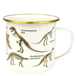 Emaljmugg 50 cl dinosaurier