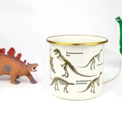Emaljmugg 50 cl dinosaurier