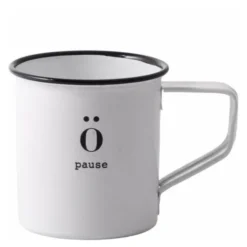 Emaljmugg mini 12 cl Pause
