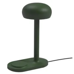 Emendo lampa med trådlös Qi-laddare 29 cm emerald