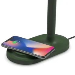 Emendo lampa med trådlös Qi-laddare 29 cm emerald