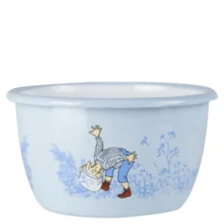 Emil i lönneberga emaljskål 12 cm blå