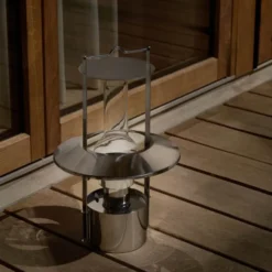 EM portable LED skeppslampa 43 cm stål