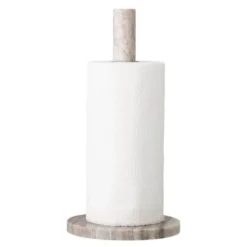 Emy hushållspappershållare 30 cm marmor natur