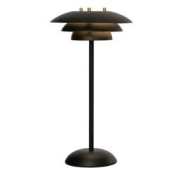 Epsilon Recharge bordslampa portabel 37 cm svart