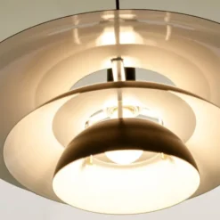 Epsilon taklampa 45 cm svart