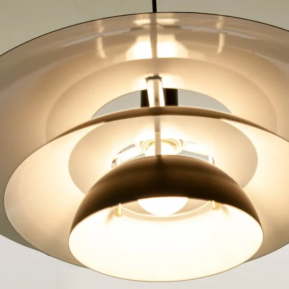 Epsilon taklampa 45 cm svart