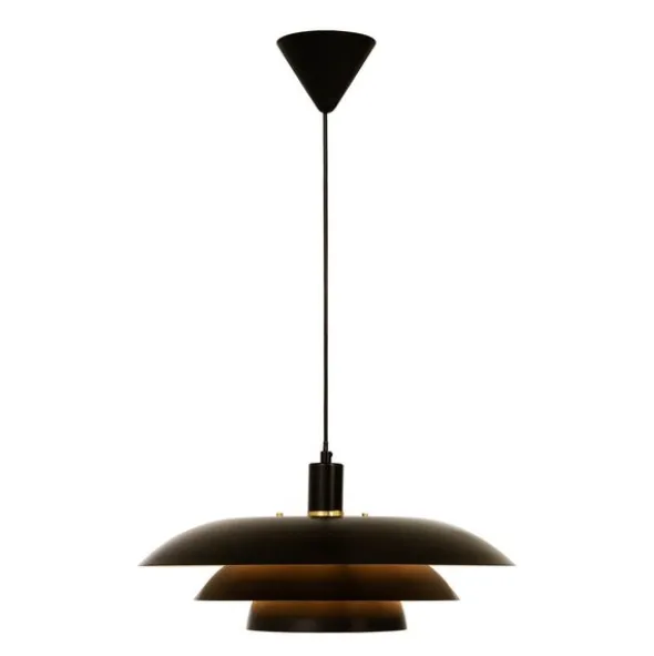 Epsilon taklampa 45 cm svart