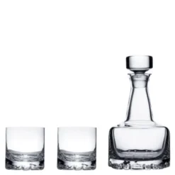 Erik whiskyset karaff 78 cl & 2 whiskyglas 34 cl