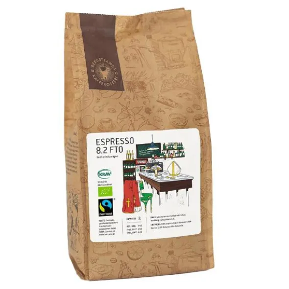 Espressobönor 8.2 Fairtrade Eko 1 kg