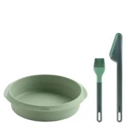 Essential Kit silikonform och redskap till airfryer grön