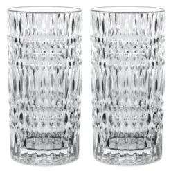 Ethno Latteglas 43,4 cl 2-pack Klar