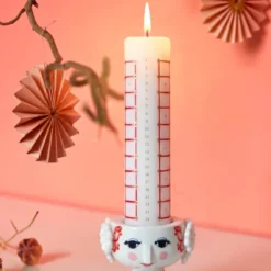 Eva adventsljus 2026 25 cm röd