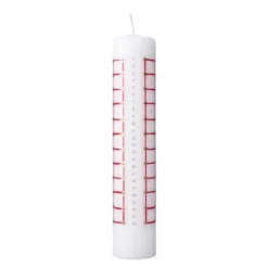 Eva adventsljus 2026 25 cm röd