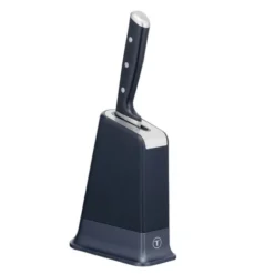 EverSharp Pro kockkniv 16,5 cm med knivblock mörkblå
