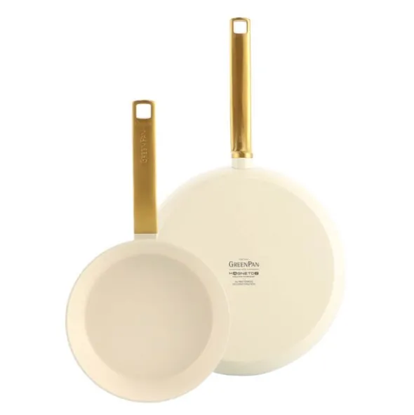 Evolution keramisk stekpanna 2 delar 20+28 cm creme