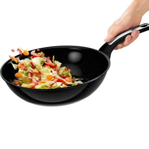 Exceptional Ceramic wokpanna 28 cm svart