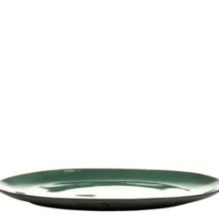 Fat Oval 45x34 cm Mörkgrön