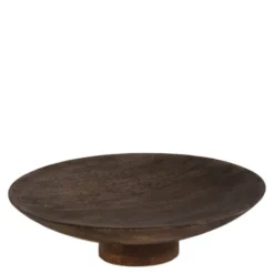 Fat på fot 27,5×7,6 cm akacia rustic brown