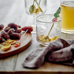 Feliz cocktailgaffel 4-pack 12 cm julmotiv