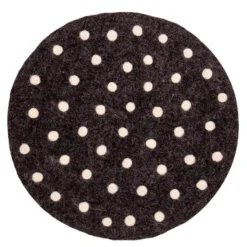 Felt Sittdyna 37 cm Svart prickig