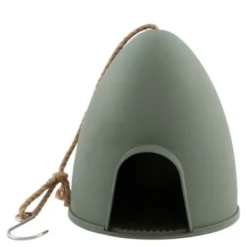 Fågelmatare 19 cm grön