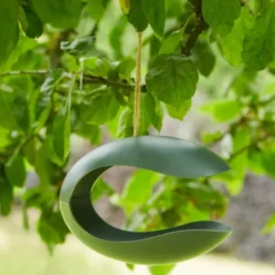 Fågelmatare 25 cm smaragdgrön