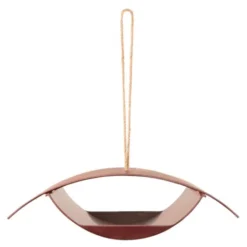 Fågelmatare 32 cm vinröd