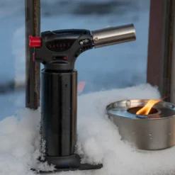 Flame King Gasbrännare Svart