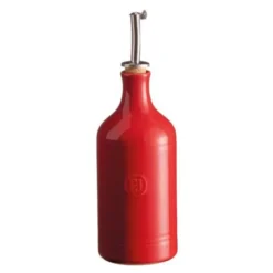 Flaska för olivolja 400 ml röd
