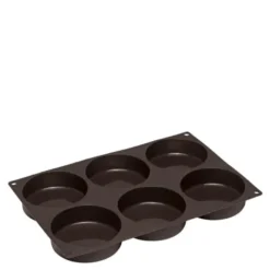 Flexiform BurgerBun bakform för 6-pack hamburgerbröd à 10 cm