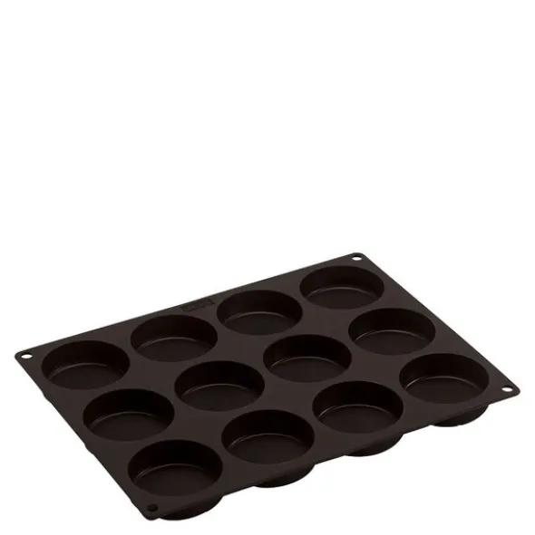 Flexiform BurgerBun bakform för 12 styck hamburgerbröd à 6 cm