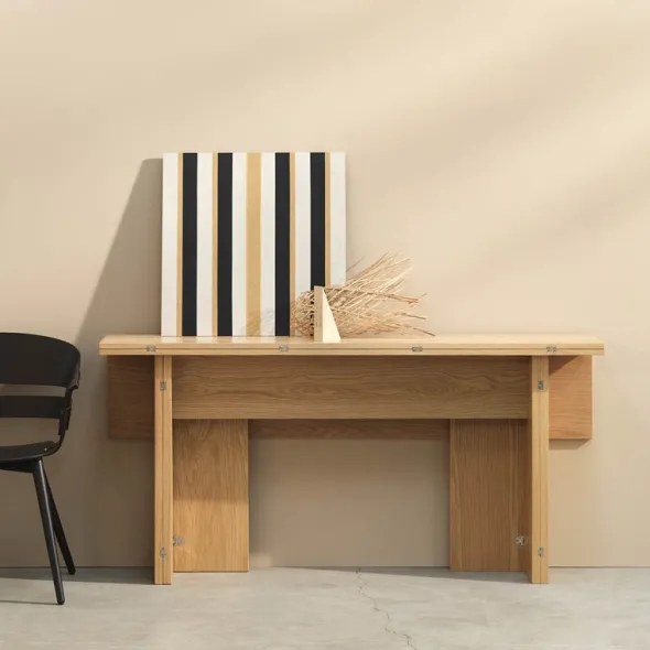 Flip Table vändbart bord 90x160 cm ek