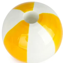 Floats ljusstake 8 cm Beachball gul