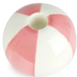 Floats ljusstake 8 cm Beachball rosa