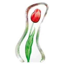 Floral Fantasy Tulpan Skulptur 18,5 cm Röd