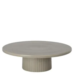 Flora Tårtfat 25,5 cm Beige