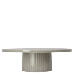 Flora Tårtfat 25,5 cm Beige