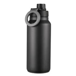 Flory termosflaska 0,9 L med magnetisk mobilhållare svart/grå