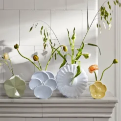 Flower vas pensé 17 cm blå