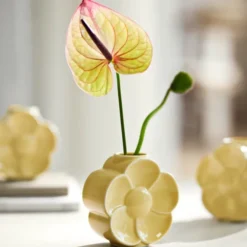 Flower vas smörblomma 11,5 cm sand
