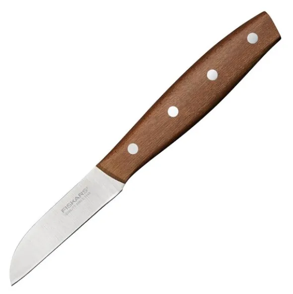 Folken grönsakskniv 7 cm trä/stål