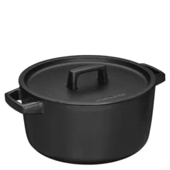 Folken gryta med lock 4 L emaljerad