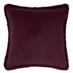 Fringe kuddfodral sammet 50x50 cm fig