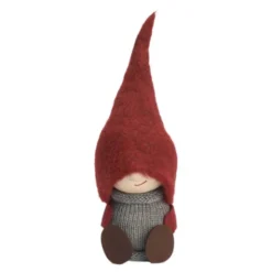 Frode tomte med röd luva 20 cm