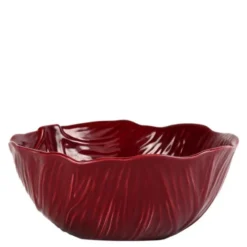 Fruity skål veggie M 20 cm vinröd