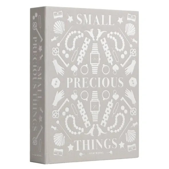 Förvaringslåda Precious Things 19x26x5 cm grå