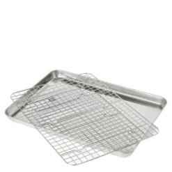 Gastrobleck med galler 40,5x30,5 stål