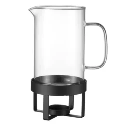 Gerry glöggkanna med smidesställning 1,2 L glas/svart